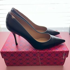 Tory Burch Penelope 85MM Cap-Toe Pump Size 11